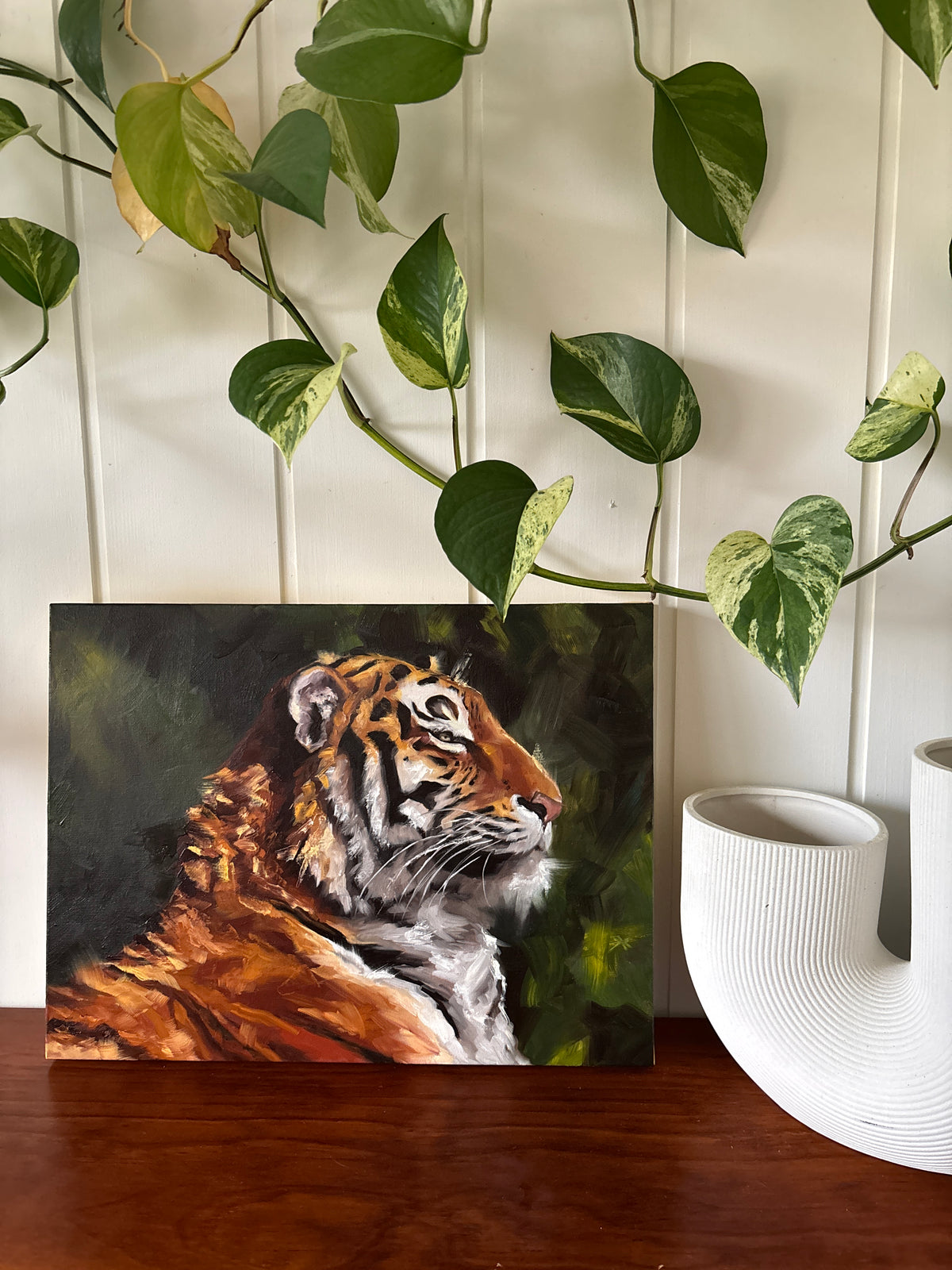‘Tiger Alla Prima Study’ Original